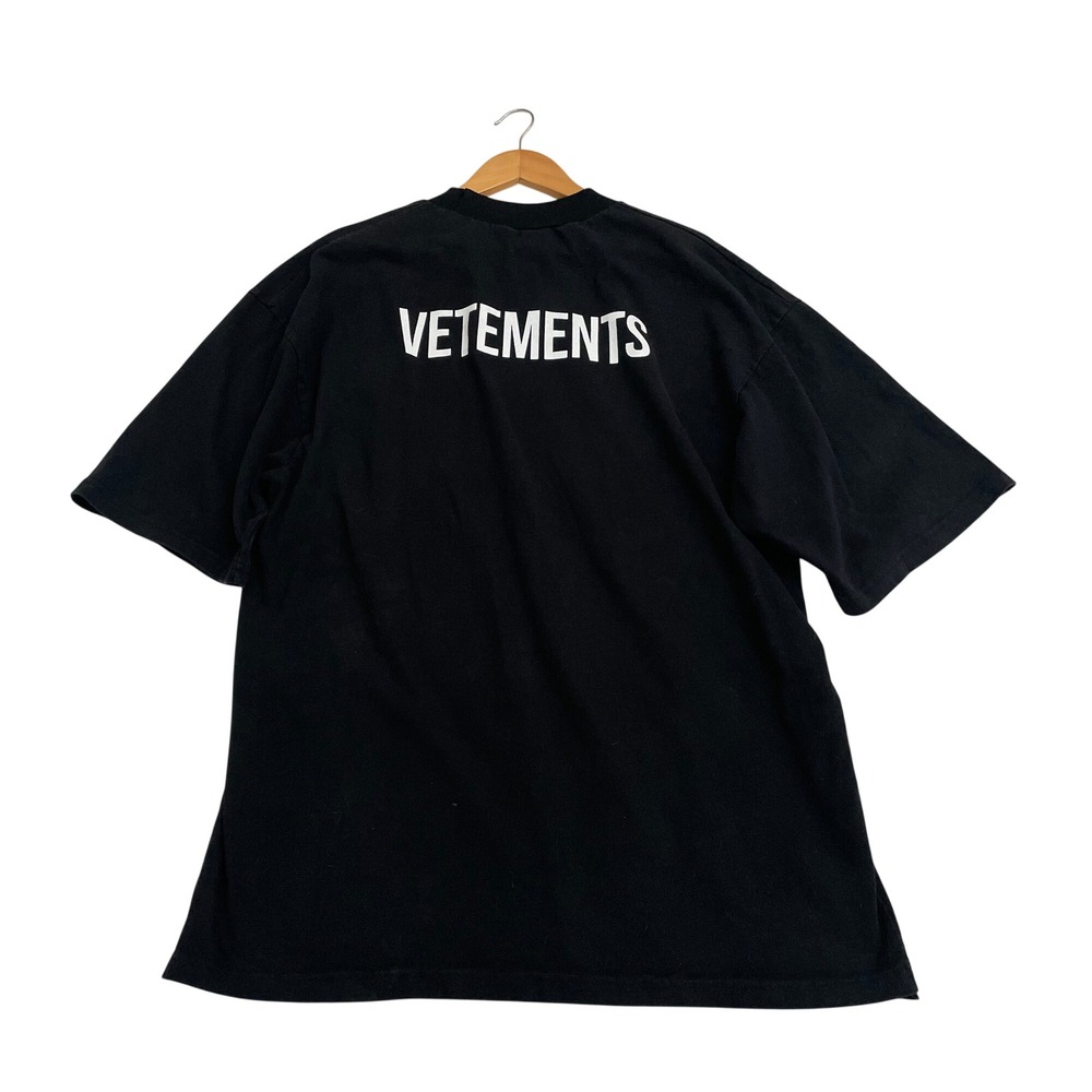 Vetements Staff T Shirt Men's XL Black SS17 Demna Gvasalia Logo Tee